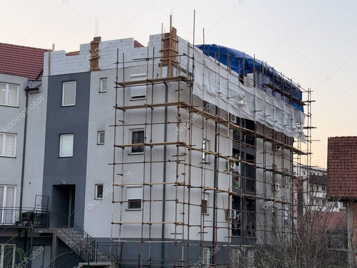 Bâchage provisoire sur toiture